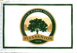 Flag of Pleasanton, California